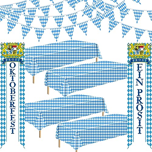 Oktoberfest-Dekorationsset, deutsches Partyzubehör, Oktoberfest-Flagge, Banner, Tischdekoration, Bierfest, Party-Zubehör von ZYP