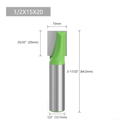 1/2-Zoll-Schaft, Reinigungs-Bit, Fräser, Gravur, Holzbearbeitung (15 mm) von ZYWUOY