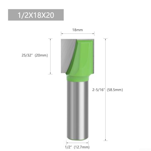 1/2-Zoll-Schaft, Reinigungs-Bit, Fräser, Gravur, Holzbearbeitung (18 mm) von ZYWUOY