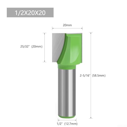 1/2-Zoll-Schaft, Reinigungs-Bit, Fräser, Gravur, Holzbearbeitung (20 mm) von ZYWUOY