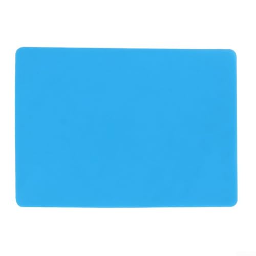 Antihaft-Silikon-Kunstmatte für kreative Projekte, perfekter Begleiter für Epoxidharz- und Tonarbeiten (Blau, 297 x 212 mm) von ZYWUOY