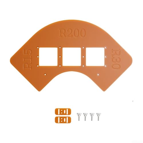 Eckradius-Schablone, multifunktionale Eckradius-Schablone für Schrankecken, Schrankkanten (Innenkreis) von ZYWUOY