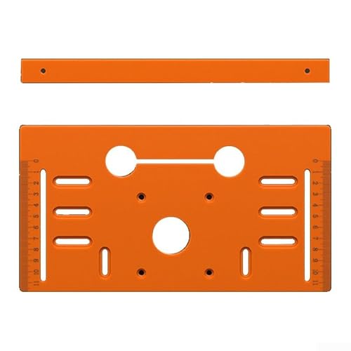 Führungsschienenplatte für elektrische Sägen mit klaren Messskalen für genaue und effiziente Schneidevorgänge (28 x 15 cm) von ZYWUOY