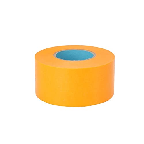 ZZDXW Abdeckband Malerkrepp 50mm X 50m 30mm 10mm 20mm Breit Goldband Maler Abdeckfolie Rolle Kreppband Abklebeband 1/4 / 6/10 Rollen Papier Klebeband 1cm 2cm Malerband Schmal Gelb von ZZDXW