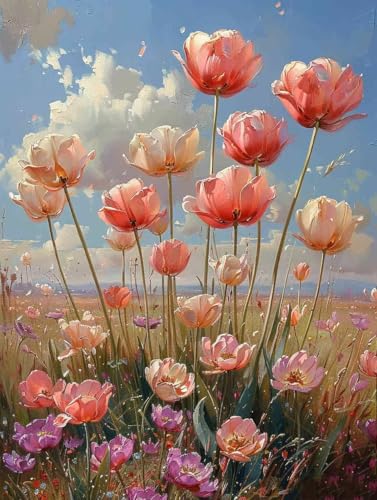 Diamond Painting XXL 30 x 40cm, Diamant Painting Bilder Blume Crystal Art Wiese Mosaik Bastelset Erwachsene 5D DIY Full Drill Cross Stickerei Kits für Anfänger, Deko Wohnzimmer, Geschenke -g250366 Diamond Painting XXL 30 x 40cm, Diamant Painting Bilder Blume Crystal Art Wiese Mosaik Bastelset Erwachsene 5D DIY Full Drill Cross Stickerei Kits für Anfänger, Deko Wohnzimmer, Geschenke -g250366 von ZZGBDWOU