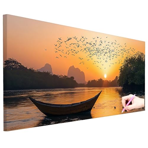 Diamond Painting Erwachsene Groß XXL 80x30cm Diamond Painting Sonnenuntergang Bilder Bastelset Landschaft Diamant Kunst Malerei Set DIY Diamant Stickerei Kreuzstich Set Geschenke für Frauen Deko N-65 Diamond Painting Erwachsene Groß XXL 80x30cm Diamond Painting Sonnenuntergang Bilder Bastelset Landschaft Diamant Kunst Malerei Set DIY Diamant Stickerei Kreuzstich Set Geschenke für Frauen Deko N-65 von ZaeMynnu
