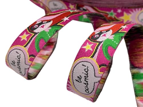 Webband Superheldinnen - 1m - 1,80 EUR/m - pink - Cosmic Girl - be cosmic! - Hamburger Liebe - farbenmix - 15 mm Webband Superheldinnen - 1m - 1,80 EUR/m - pink - Cosmic Girl - be cosmic! - Hamburger Liebe - farbenmix - 15 mm von ZauberDrum