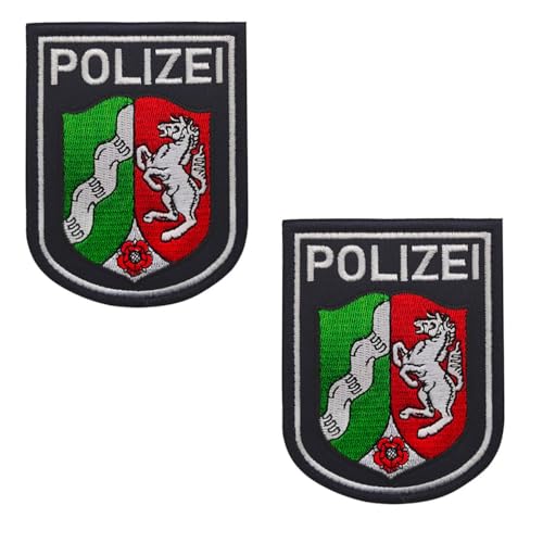 2 PCS Polizei Patch Militär Taktische Police Abzeichen Applikationen zum Kleidung Taschen Rucksack Uniform Jersey Patch Sammeln Jungen Erwachsene von Zcketo