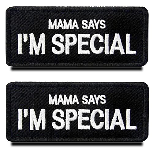 Zcketo Funny Mama Says I'm Special Tactical Hook and Loop Dog Patch (Special) von Zcketo