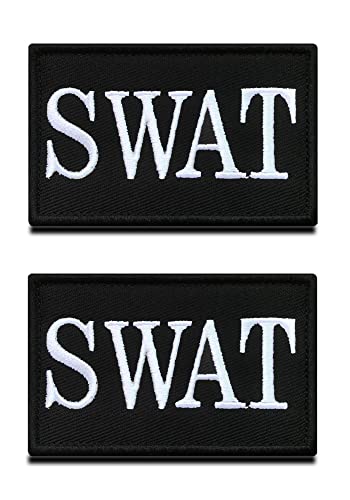 Zcketo SWAT Special Weapons and Tactics Police Military Embroidered Applique Hook & Loop SWAT Police Emblem Patch for Attach to Clothes Jackets Jean Hat Vest Dogs Harness Collect von Zcketo