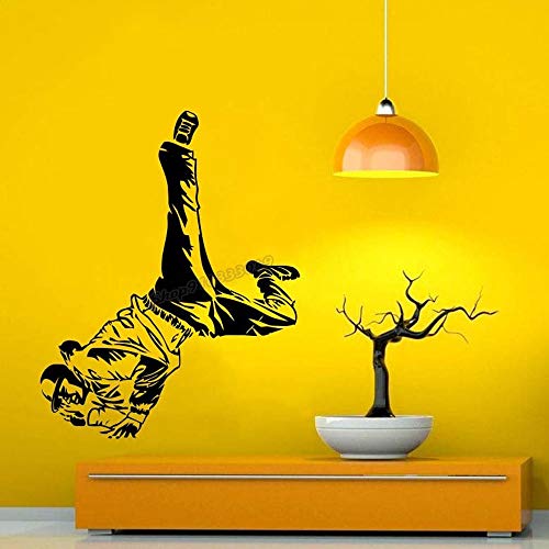 Zdklfm69 WandSticker Wandtattoos Breakdance Dance Motion Tanzfläche Hip-Hop Home Schlafzimmer Dekor Vinyl Aufkleber Art Room Decor Mural 106x84cm von Zdklfm69