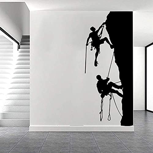 Zdklfm69 Wandtattoo Wandaufkleber Wandsticker Kletterer Extremsport Vinyl Wohnkultur Wohnzimmer Schlafzimmer Aufkleber Mode Wandbild 74x176cm von Zdklfm69