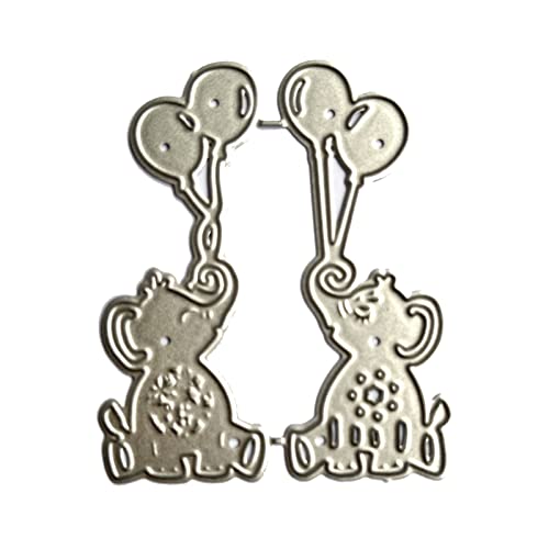 Zdprkqzvz Metall-Stanzformen, Elefant, Prägeschablone, Stanzformen für Kartenherstellung, Scrapbooking, Papierbastelvorlage, handgefertigt von Zdprkqzvz