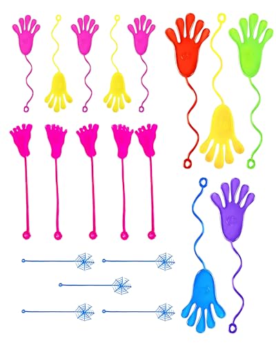 Zeayebsr 20PCS klebrige Hände,glibberhand,klebehand, klebrige Finger,lustiges Spielzeug für Kinder， Kinder Party Gunst Sets von Zeayebsr