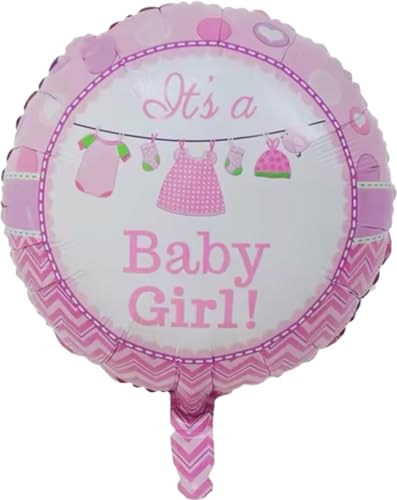 Folienballon für Babykleidung, Rosa, 45 cm, 2 Stück von Zebra Balloons