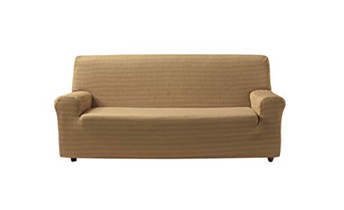Zebra Textil Estoralis | Vega Sofabezug im modernen Design | Elastischer Jacquardstoff | Beige | Für 3-Sitzer-Sofa von 170 bis 220 cm. | Sofaschutz | Anpassbar an alle Arten von Sesseln Zebra Textil Estoralis | Vega Sofabezug im modernen Design | Elastischer Jacquardstoff | Beige | Für 3-Sitzer-Sofa von 170 bis 220 cm. | Sofaschutz | Anpassbar an alle Arten von Sesseln von Zebra Textil