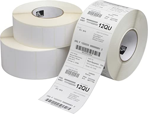 Zebra 2740 Labels, C-76 mm, Box Of 4, 2100 Labels, C-25 mm, Box Of 12 von Zebra