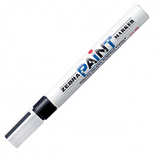 Zebra MOP-200MZ 1.5mm Free Ink System Oil-based Paint Marker - Black von zebra