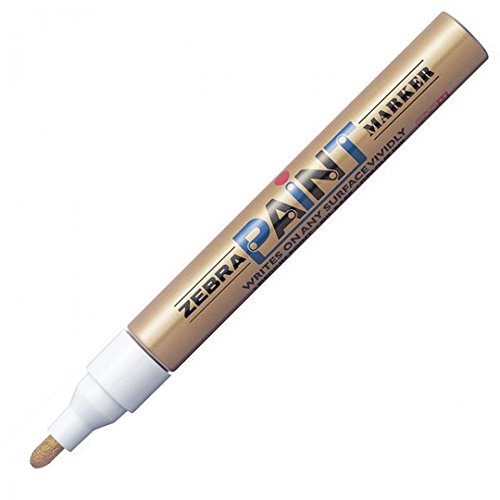 Zebra MOP-200MZ 1.5mm Free Ink System Oil-based Paint Marker - Gold von Zebra