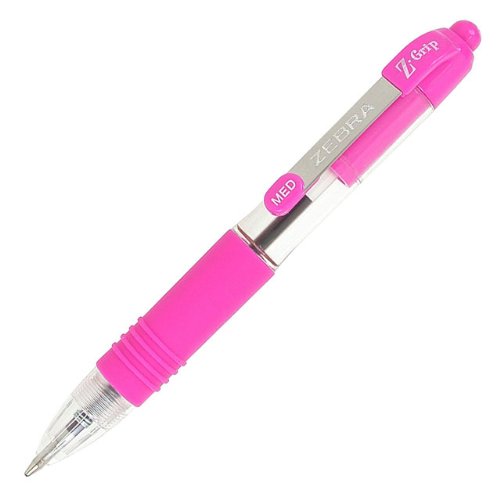 Zebra Z-Grip Mini-Kugelschreiber, Pink, 12 Stück von Zebra