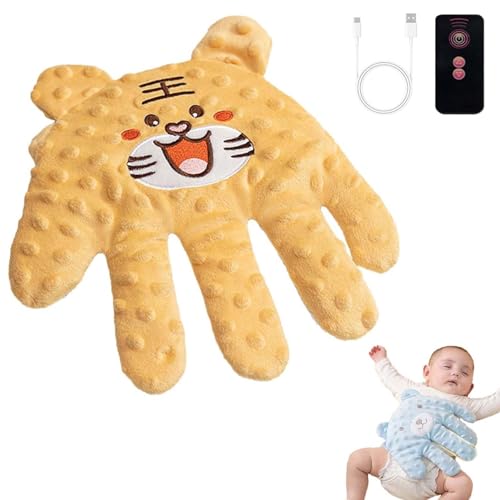 ZeiLaBang Kakadi Baby Soothing Palm Hand,Elektrisches Baby Soothing Hand Pillow,Baby Einschlafhilfe Handkissen Aufladbar,Baby Startle Prevention Hand Glove,Klopfende Hand für Den Schlaf Von Babys von ZeiLaBang Kakadi