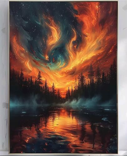 Diamond Painting Aurora, Diamond painting Erwachsene Wald Muster Design 5D DIY Eckige Vollbohrer Diamanten Malerei Stickerei Kreuzstich Basteln Erwachsene für Deko Wohnzimmer 70 x 95 cm -zpg2507L6 Diamond Painting Aurora, Diamond painting Erwachsene Wald Muster Design 5D DIY Eckige Vollbohrer Diamanten Malerei Stickerei Kreuzstich Basteln Erwachsene für Deko Wohnzimmer 70 x 95 cm -zpg2507L6 von Zeipopge