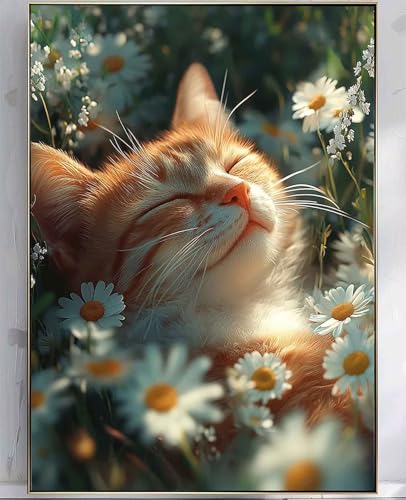 Diamond Painting Katze, Diamond painting Erwachsene Chrysantheme Muster Design 5D DIY Eckige Vollbohrer Diamanten Malerei Stickerei Kreuzstich Basteln Erwachsene für Deko Wohnzimmer 20x30cm -zpg250701 Diamond Painting Katze, Diamond painting Erwachsene Chrysantheme Muster Design 5D DIY Eckige Vollbohrer Diamanten Malerei Stickerei Kreuzstich Basteln Erwachsene für Deko Wohnzimmer 20x30cm -zpg250701 von Zeipopge