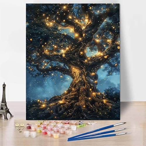 Malen Nach Zahlen Erwachsene Baum Malen Nach Zahlen, Paint by Numbers Sternenhimmel Painting by Numbers Bastelset Erwachsene mit 3 Pinseln und Acrylfarbe für Zimmer Deko, Geschenke 70 x 95 cm -zp253UB Malen Nach Zahlen Erwachsene Baum Malen Nach Zahlen, Paint by Numbers Sternenhimmel Painting by Numbers Bastelset Erwachsene mit 3 Pinseln und Acrylfarbe für Zimmer Deko, Geschenke 70 x 95 cm -zp253UB von Zeipopge