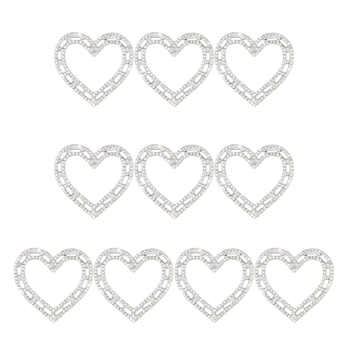 Blingbling Heart Patches zum Aufnähen, Banner, Reparatur für Kleidung, Applikationen, Pailletten, zum Aufnähen oder Basteln von Zeiwohndc