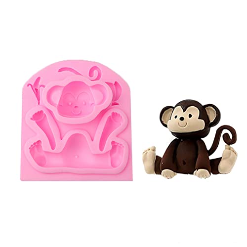 Cartoon Silikonform Kaninchen Elefant Fondant Formen Schokolade Kuchen Dekoration Epoxidharz Formen Backen Seifenform von Zeiwohndc