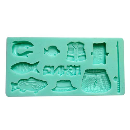 Handgemachte Seife Machen Liefert Silikon Fondant Form Nette Angeln Set Form Kuchen Dekorieren Familie Seife Formen Geschenk von Zeiwohndc