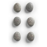 Zeller Stone Magnete grau, Kunststoff 2,1 x 1,8 x 1,0 cm, 6 St. von Zeller