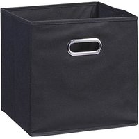 Zeller Aufbewahrungsbox 30,0 l schwarz 32,0 x 32,0 x 32,0 cm von Zeller