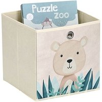 Zeller Koala Aufbewahrungsbox beige 28,0 x 28,0 x 28,0 cm von Zeller