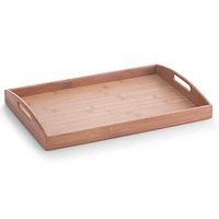 Zeller Tablett Bamboo braun rechteckig 30,0 x 44,0 cm von Zeller