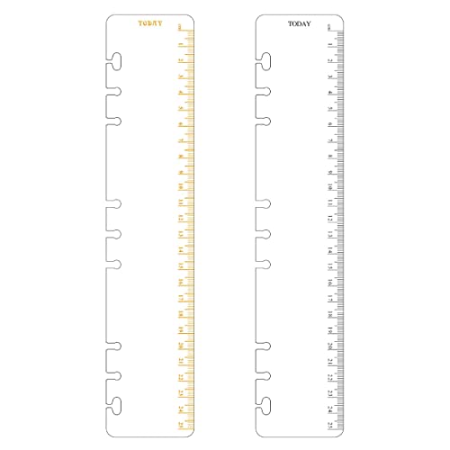 D Ringbuch-Zubehör Gestanzte Ordner-Taschen Teiler-Lineal-Registerkarte (GRuler, B5) von Zelten