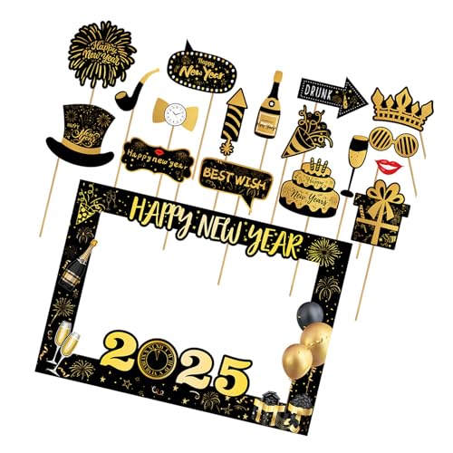 2025 Neujahr Themed Photo Property Accessory Set To Add Fun And Creativity To Party Photos Suitable For Various Ages von Zemusinet