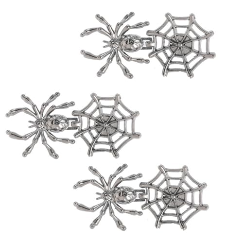 3 Sets abnehmbare Taillenformer, Metall-Spinnennetz, Taillenstraffungsclip, Einstellknöpfe für Jeans, Röcke und Freizeitkleidung von Zemusinet