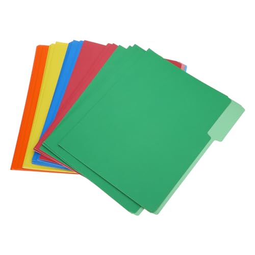 30 Stück/Set Briefform, praktische Papiermappen, Aktenordner für Zuhause, Schule, Büro, Geschäft, sortiert, 5 Farben von Zemusinet