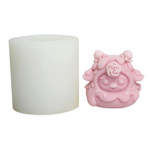 3D-Form mit floralem Schaf, für Seife, Gips, Dekoration, Geburtstagsgeschenk, Epoxidharz, leicht zu entformen von Zemusinet
