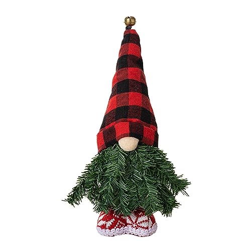 Gesichtsloser leuchtender Weihnachtsbaum, Weihnachtsschmuck für Festival, Party, Zuhause, Zwerg-Ornamente, gestuftes Tablett von Zemusinet