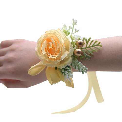 Zemusinet Kreieren Sie bezaubernde mit stilvollen Handblumen, künstlichen bunten Rosen für Frauen bei Hochzeitsfeiern von Zemusinet