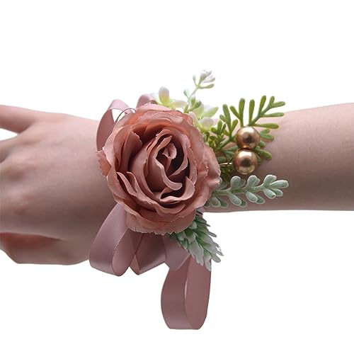 Zemusinet Kreieren Sie bezaubernde mit stilvollen Handblumen, künstlichen bunten Rosen für Frauen bei Hochzeitsfeiern von Zemusinet
