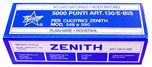 ZENITH 130/E BIS Heftklammern 6/4, aus Stahl, Inhalt: 5000 Stück von ZENITH