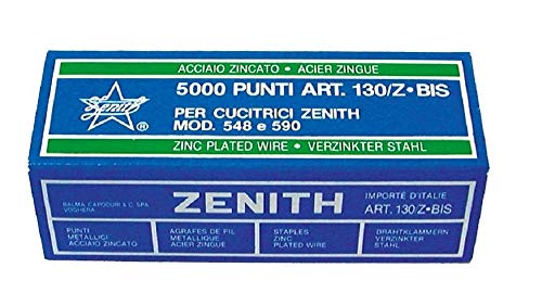 Zenith 5000 Heftklammern ZENITH 130/ZBIS - Verzinkte Stahlpunkte - Für Zenith 530/548/590 - Silber oder Grau von Zenith