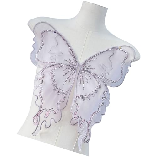 Organza Butterfly Applique Nähen Auf Patches Für Party Und Hochzeits Outfit Kulturereignis Kostüm Dekore von Zenlir