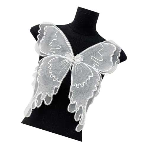 Organza Butterfly Applique Nähen Auf Patches Für Party Und Hochzeits Outfit Kulturereignis Kostüm Dekore von Zenlir