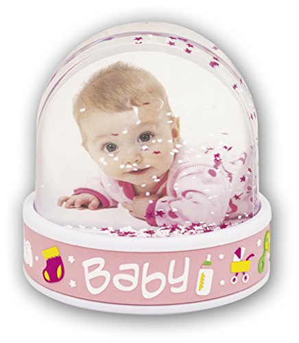 ZEP Photo Globe Baby, Plastik, Rose, 10 x 10.5 x 10 cm von Zep