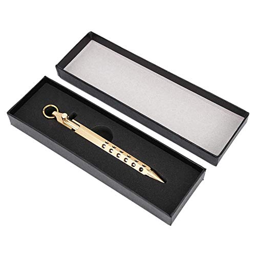 Metallmessing Signature Solid Pen Kugelschreiber Premium Gelstift für Office Business Writing von Zerone