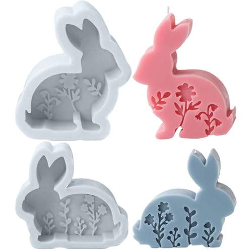 Zernblend Easter Bunny Silicone Moulds, Silikonformen Gießformen Ostern für kreative Osterprojekte, Silikonformen Gießformen, Silikonform Ostern von Zernblend